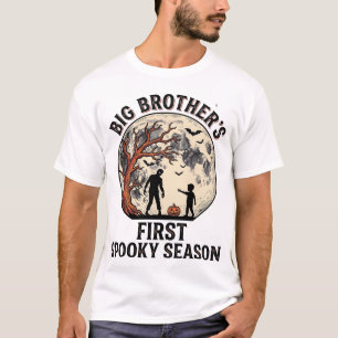 T-shirt Grand frère Halloween Première saison effrayante v