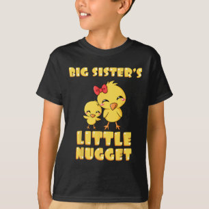 T-shirt Grand frère ou grande sœur de Little Nugget Chicke