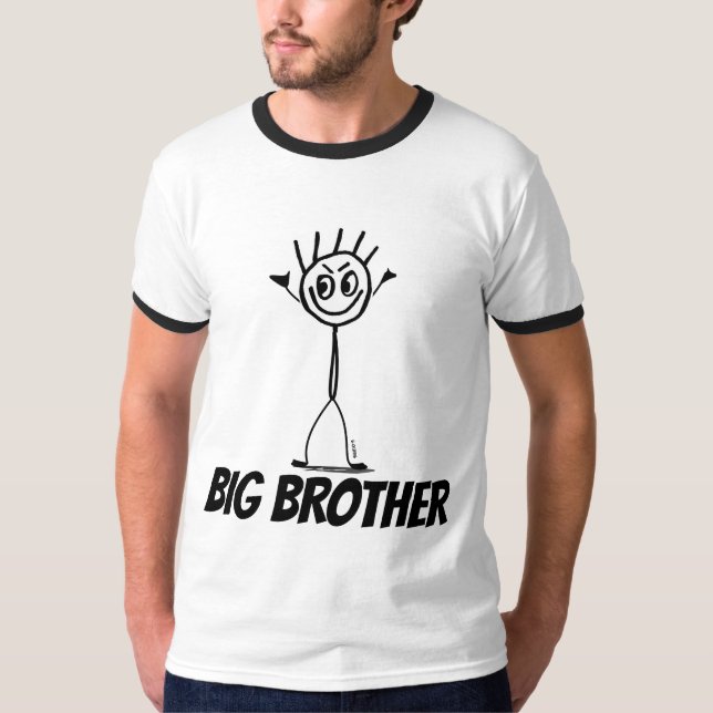 T-shirt GRAND FRÈRE, T-shirts, Drôle (Devant)