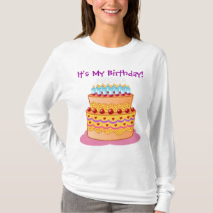 T-shirt Grand gâteau d'anniversaire