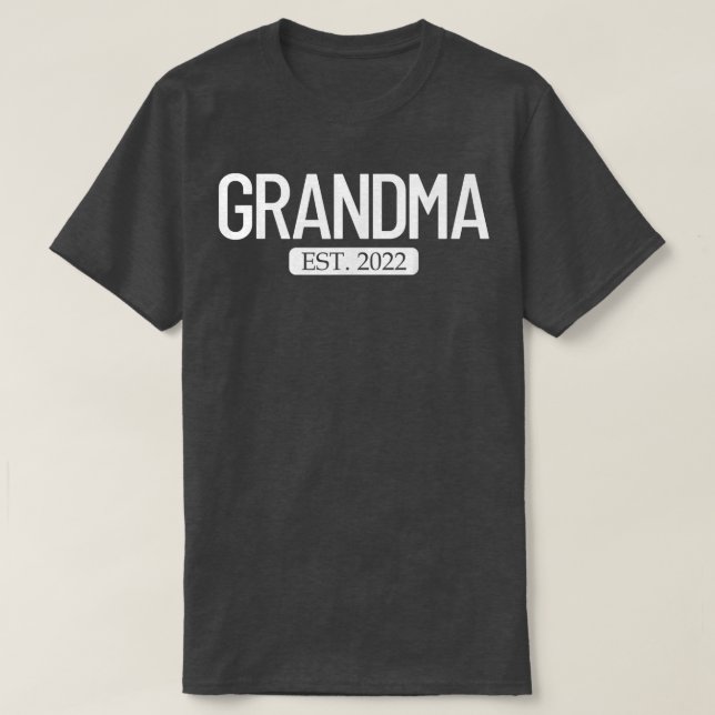 T-shirt Grand Grand-mère 2022 Chargement De L'Annonce De G (Design devant)