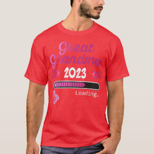 T-shirt Grand grand-mère 2023 Chargement de la grossesse A