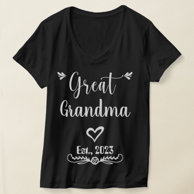 T-shirt Grand grand-mère maman maman maman Nana Mimi (Poser)