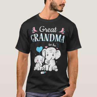 T-shirt Grand grand-mère pour être un Baby shower éléphant