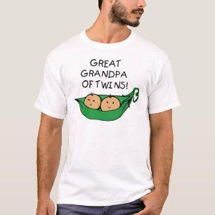 T-shirt Grand grand-papa de cosse de jumeaux