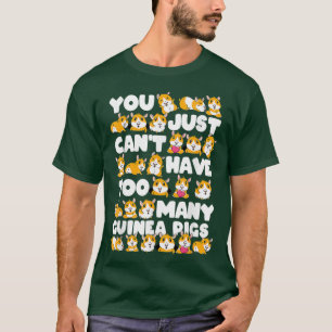 T-shirt Grand Hamster Cadeau de Cochon de Guinée de couleu