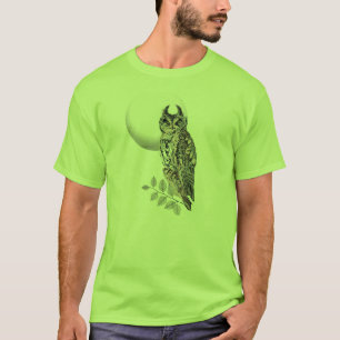 T-shirt Grand hibou à cornes de Gaurdian-