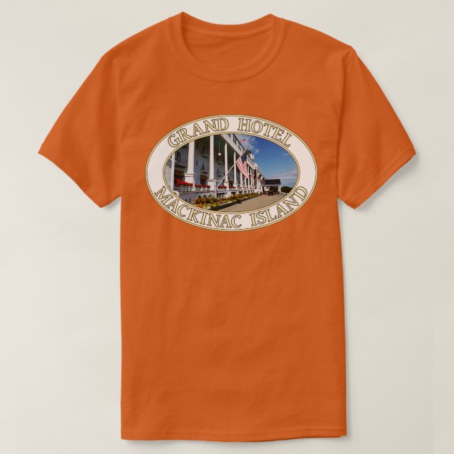T-shirt Grand Hôtel sur l'île Mackinac au Michigan (Design devant)