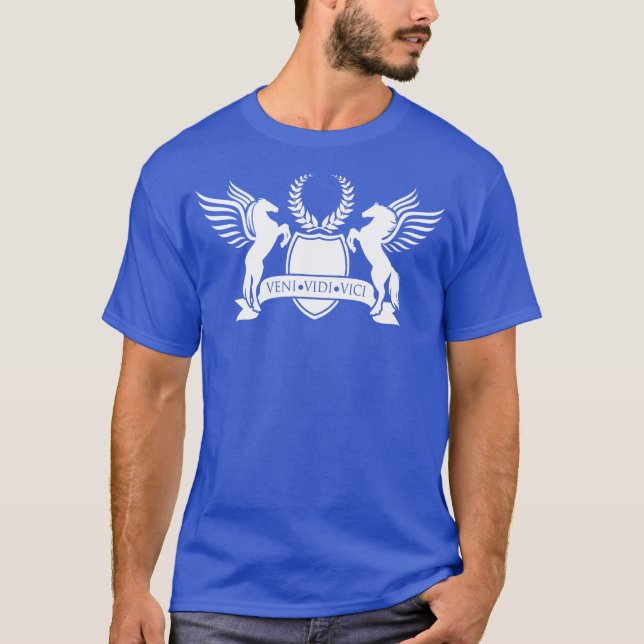 T-shirt Grand insigne de Veni Vidi Vici (Devant)