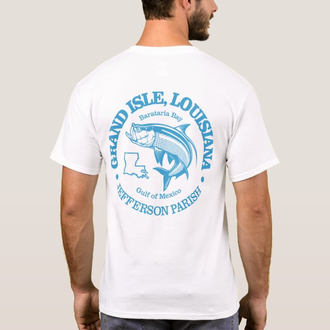T-shirt Grand Isle (tarpon) (Dos)