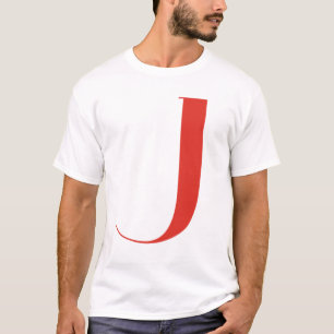 T-shirt Grand J : Jeanne Moderno Lettres