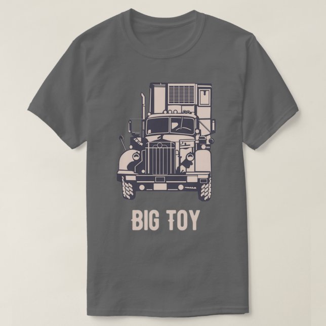 T-shirt Grand Jouet Transport Road Truck driver (Design devant)