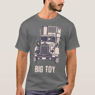 T-shirt Grand Jouet Transport Road Truck driver