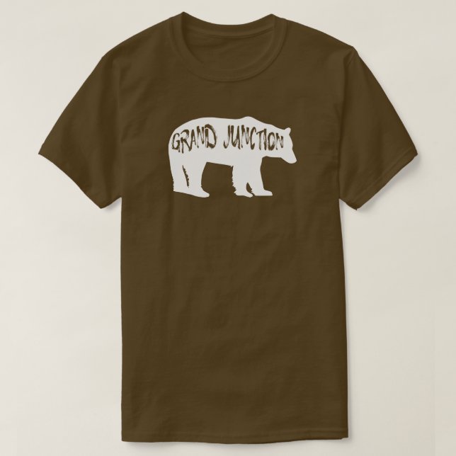 T-shirt Grand Junction Colorado Ours (Design devant)