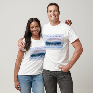 T-shirt Grand lac Sacandaga - Pont dans la brume