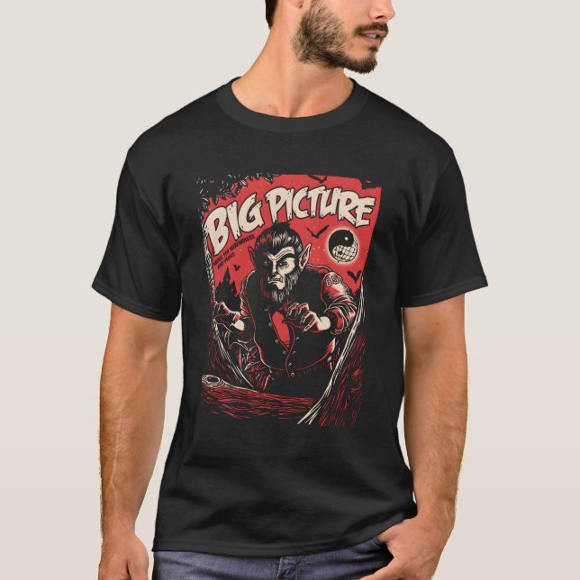 T-shirt Grand loup-garou (Devant)