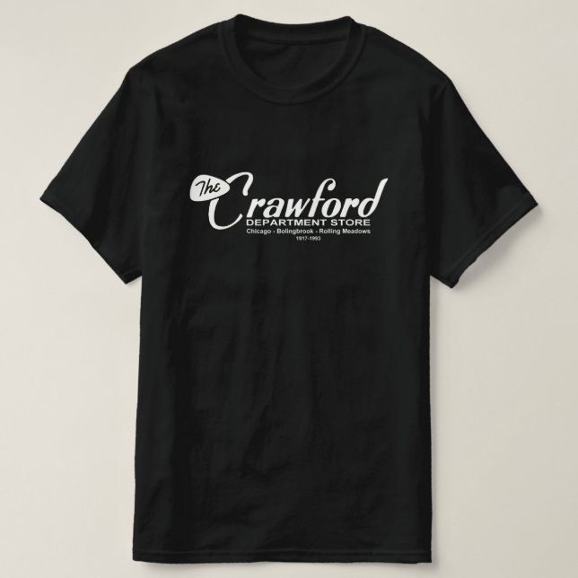 T-shirt Grand magasin Crawford Chicagoland - 1917-1993 (Design devant)
