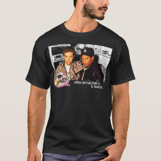 T-shirt Grand maître B et E 90s Rap Hip hop marié avec C