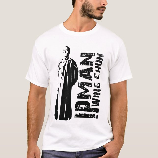T-shirt Grand Maître "Ip Man" Wing Chun - Kung Fu (Devant)
