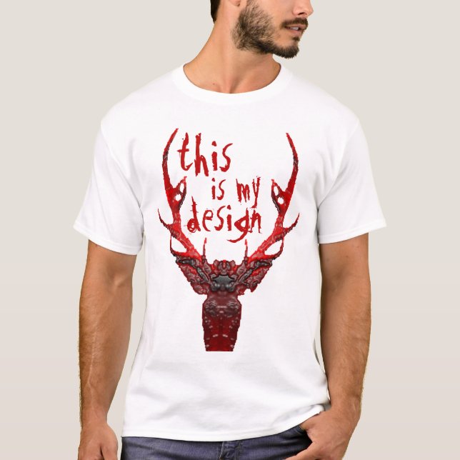 T-shirt Grand mâle de Hannibal - c'est ma conception (Devant)