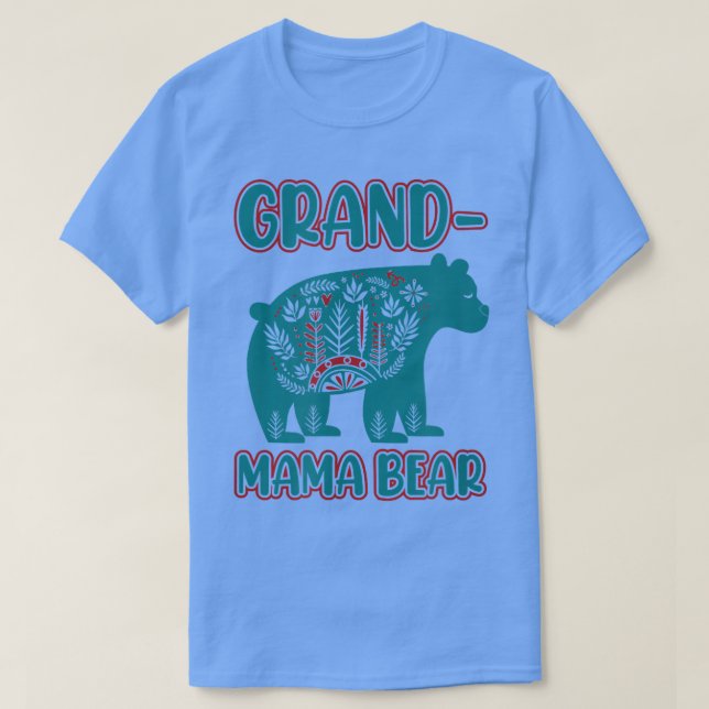 T-shirt Grand Mama Bear - Cute  (Design devant)