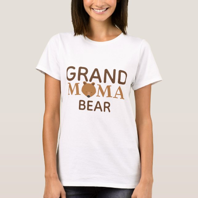 T-shirt Grand Mama Bear Grand-mère (Devant)