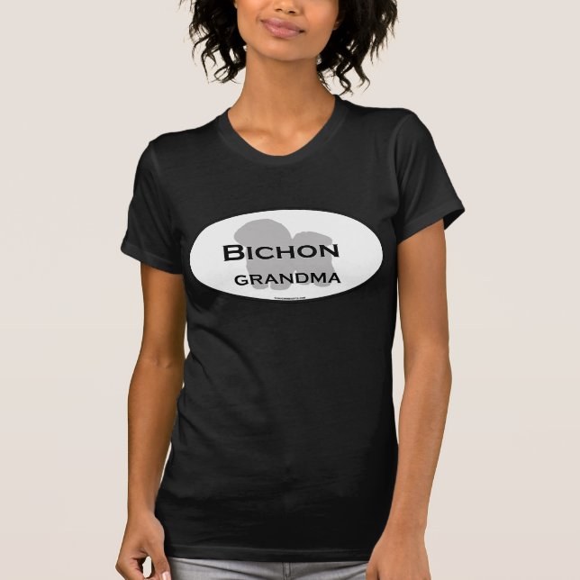 T-shirt Grand-maman de Bichon (Devant)
