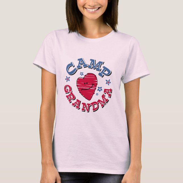 T-shirt Grand-maman de camp (Devant)