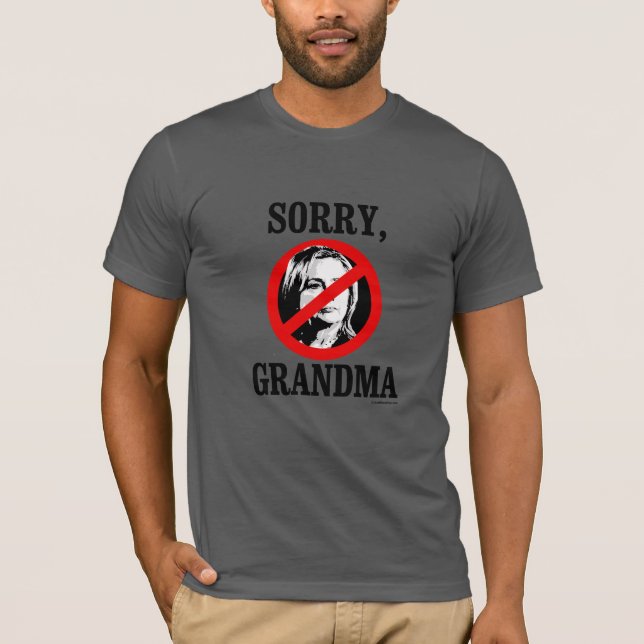 T-shirt Grand-maman désolée (Devant)