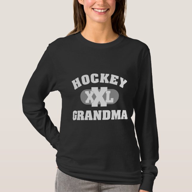 T-shirt Grand-maman d'hockey (Devant)