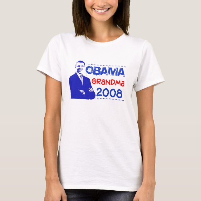 T-shirt Grand-maman d'Obama (Devant)