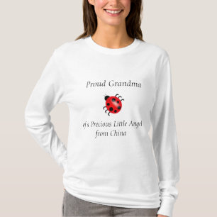 T-shirt Grand-maman fière d'un ange précieux de Chine