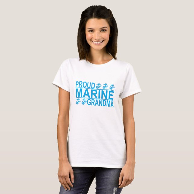 T-shirt GRAND-MAMAN MARINE FIÈRE. .png (Devant entier)
