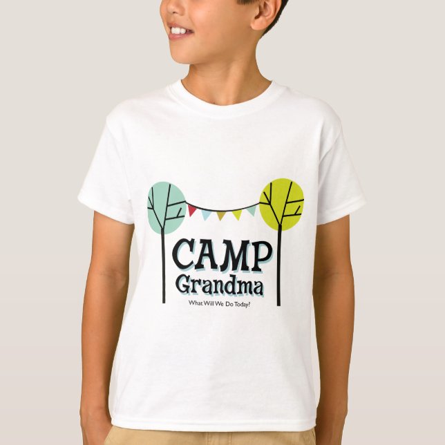 T-shirt Grand-maman Penants de camp (Devant)