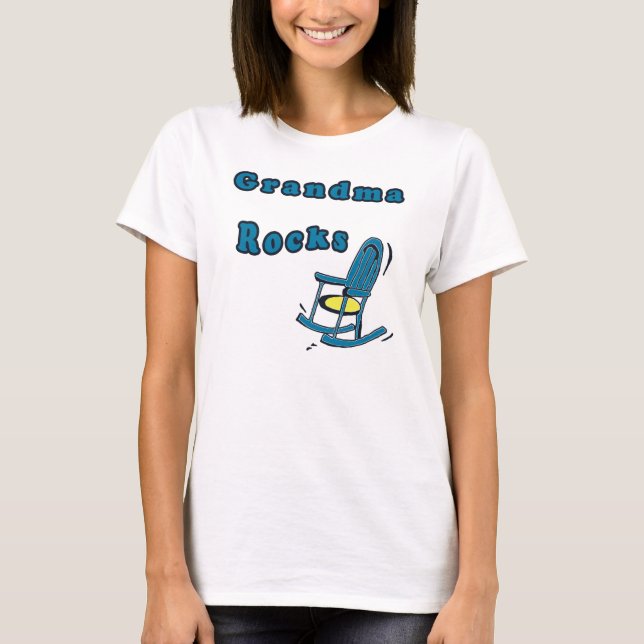 T-shirt Grand-maman Roche-BL (Devant)
