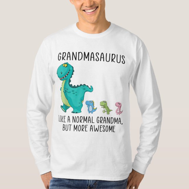 T-shirt Grand-masaure comme une grand-mère normale mais pl (Devant)