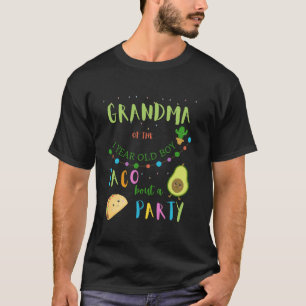 T-shirt Grand-mère 1er anniversaire Taco Bout Un match de