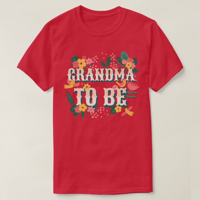 T-shirt Grand-mère à être, grand-mère  (Design devant)