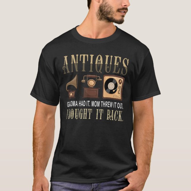 T-shirt Grand-mère antique Collector (Devant)