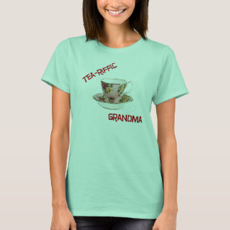 T-shirt Grand-mère au thé et au café !