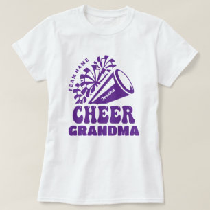 T-shirt Grand-mère avec nom d'équipe et nom de l'enfant pe