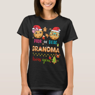 T-shirt Grand-mère Bébé Genre Révéler Noël Gingerbread B