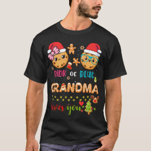 T-shirt Grand-mère Bébé Genre Révéler Noël Gingerbread B