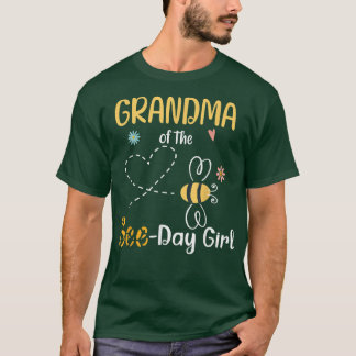 T-shirt Grand-mère Bee Anniversaire Fête de jumelage Famil