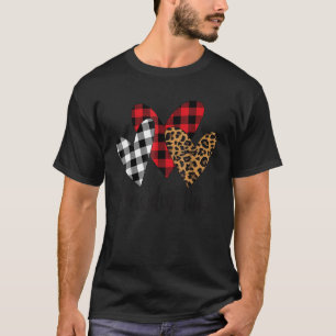 T-shirt Grand-Mère Bienheureuse Léopard Buffalo Plaid Gran