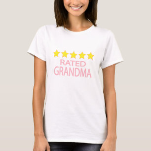 T-shirt Grand-mère cinq étoiles