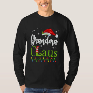 T-shirt Grand-mère Claus Chemise Noël Pyjama Famille