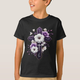 T-shirt Grand-mère Croix de Pâques Dieu Foi religieuse Bys