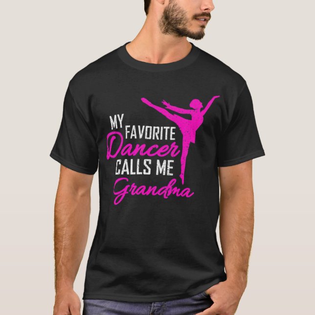 T-shirt Grand-mère danseuse disant amis rodéo (Devant)