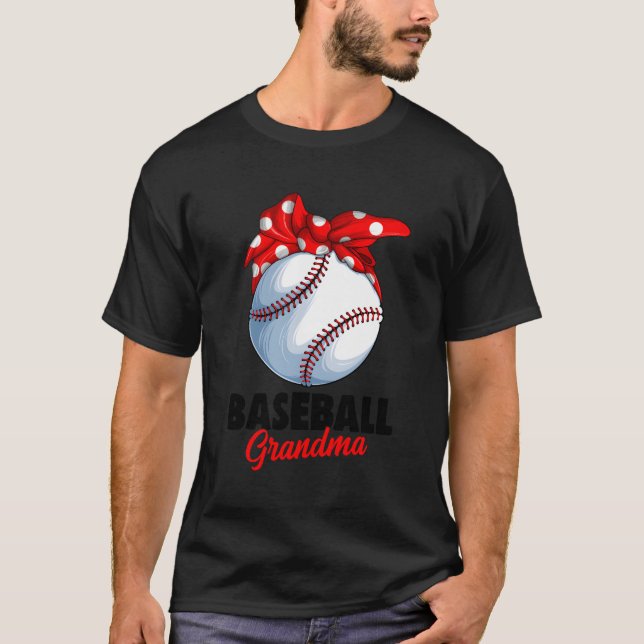 T-shirt Grand-mère de baseball (Devant)